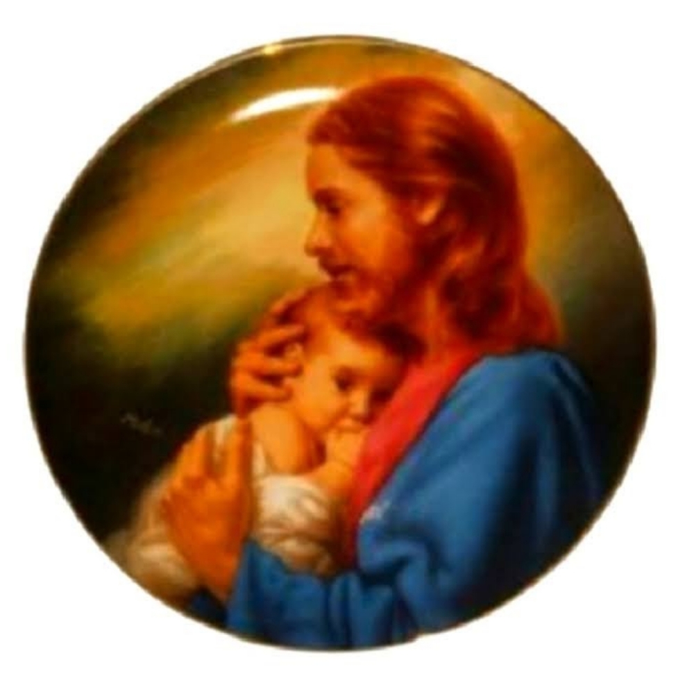 The Danbury Mint Collector Love Blessings Plate